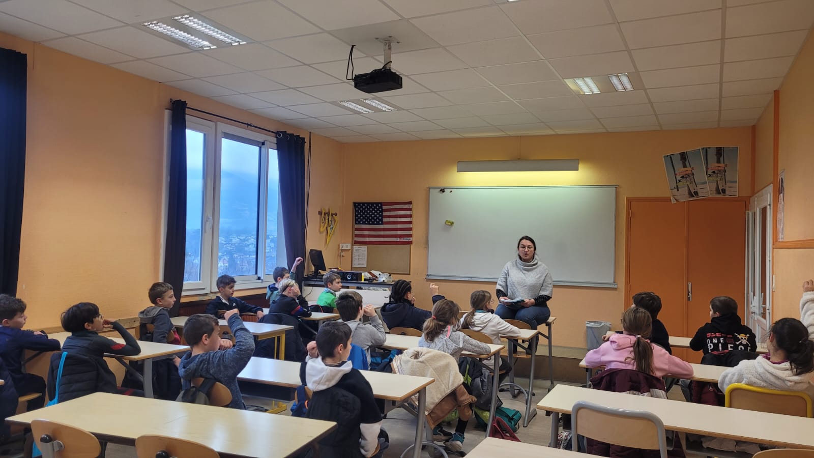 Les CM en découverte au collège